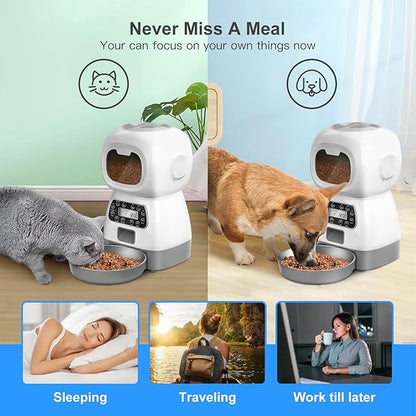 3.5L Automatic Pet Food Dispenser