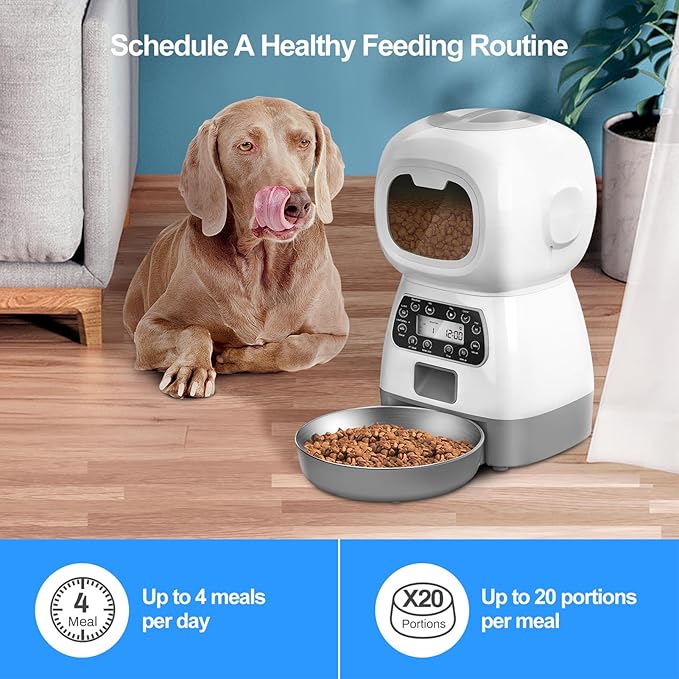 3.5L Automatic Pet Food Dispenser