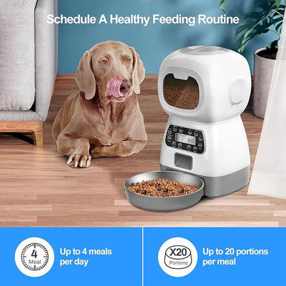 3.5L Automatic Pet Food Dispenser