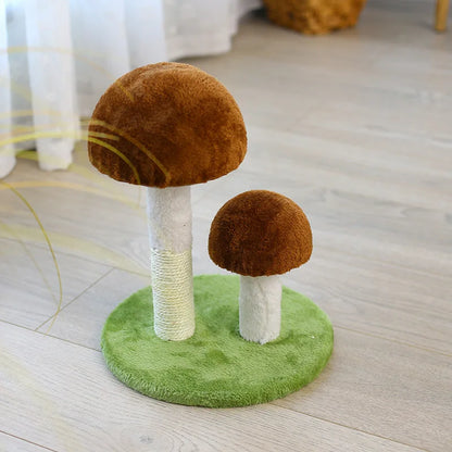 Kitten Mushrooms Cat Scratcher