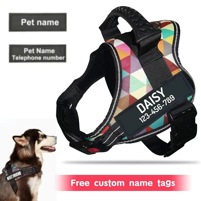 Custom ID Dog Harness