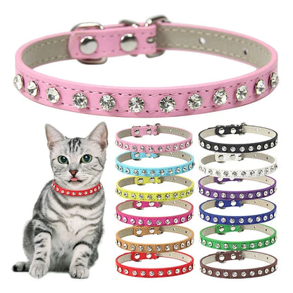 Luxury Rhinestone Cat Collar