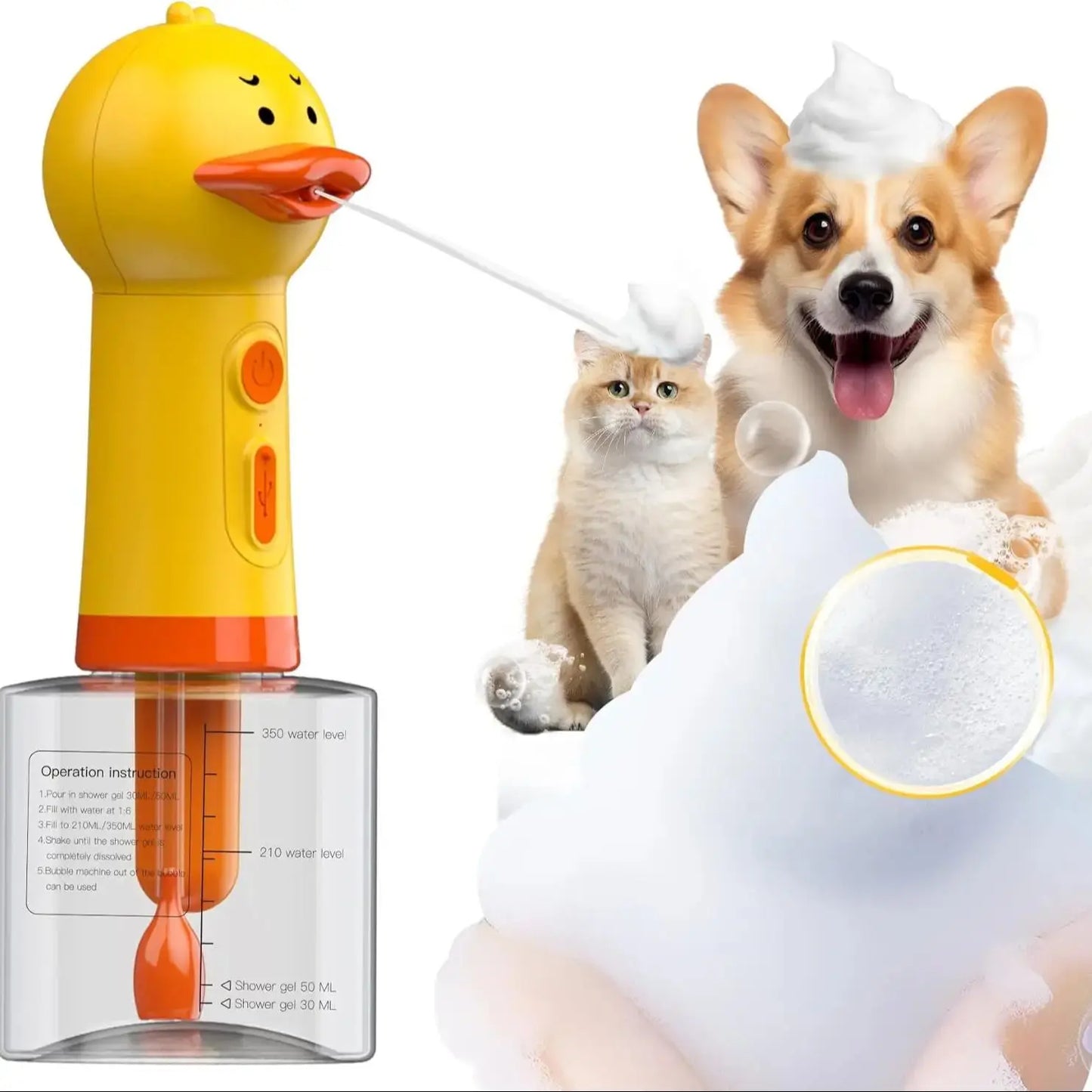 Electric Pet Shampoo Dispenser