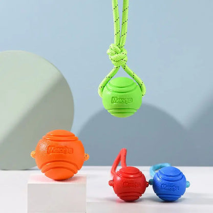 Dog Rope Bouncy Rubber Ball