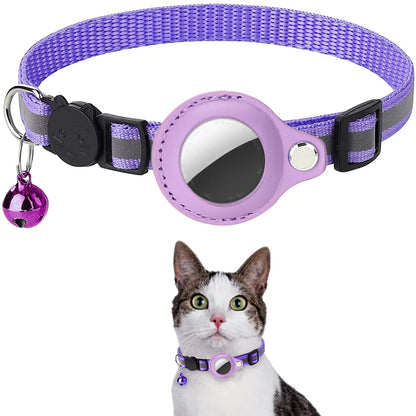 Reflective Cat AirTag Collar