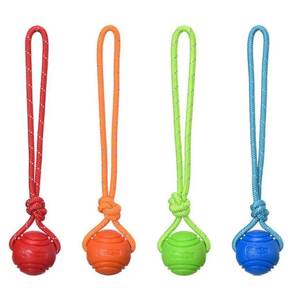 Dog Rope Bouncy Rubber Ball