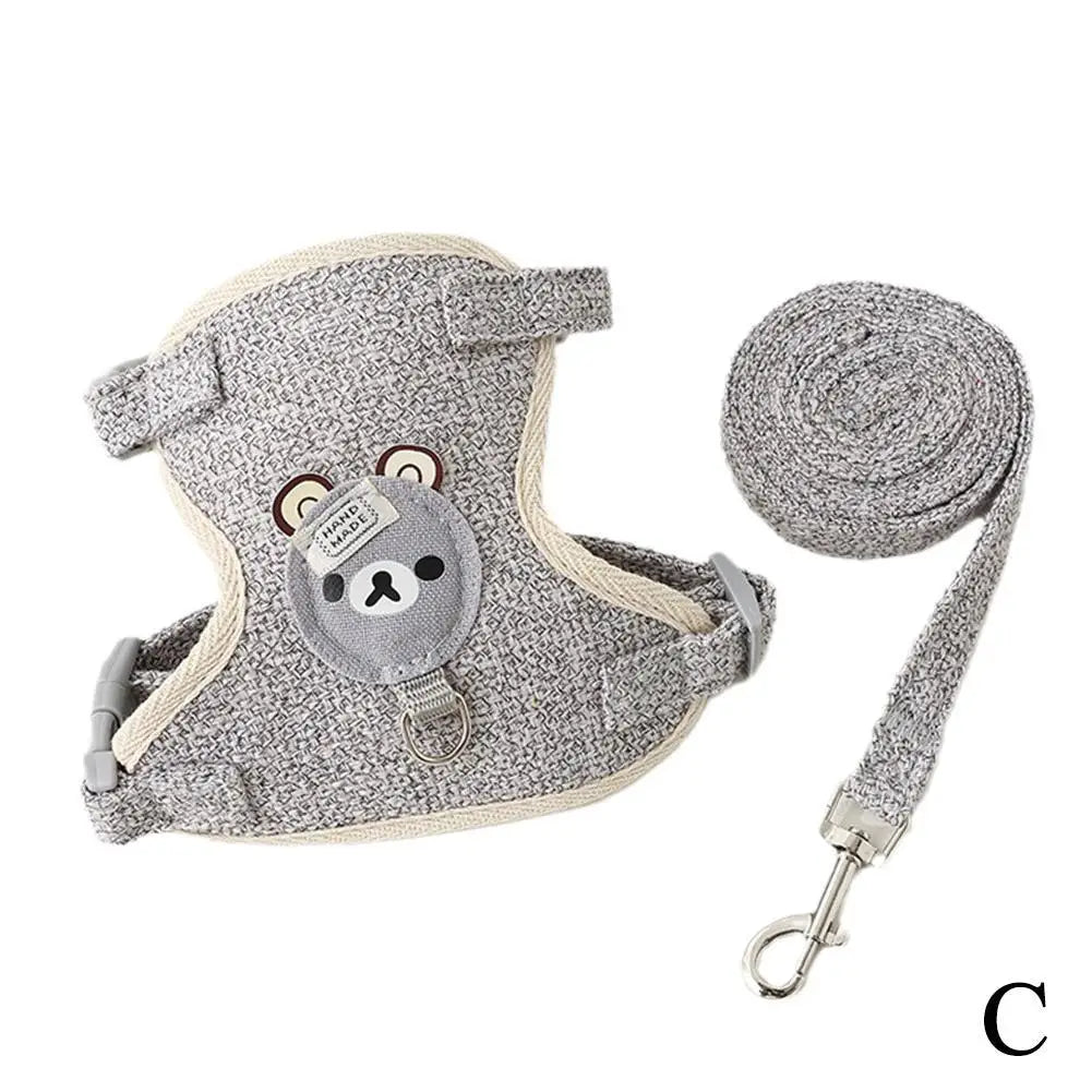 Cute Teddy Material Harness