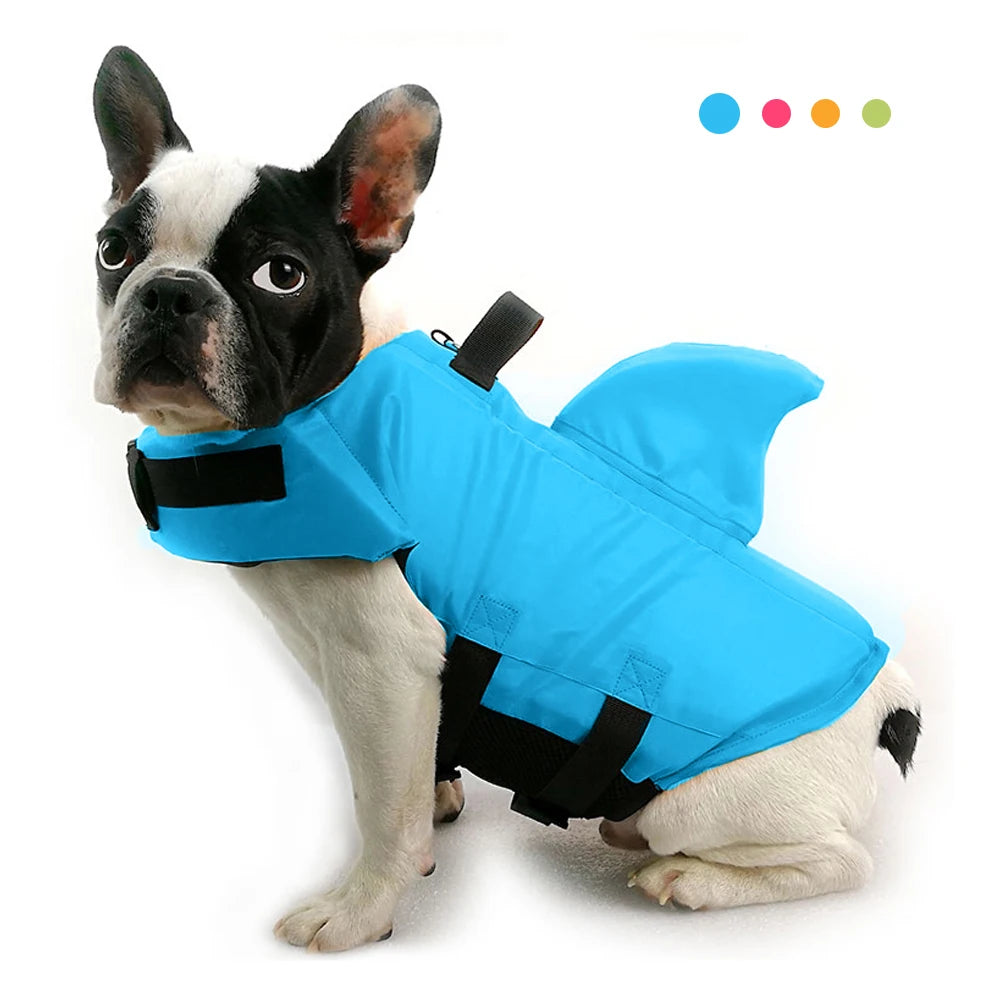 Adjustable Shark Dog Life Jacket