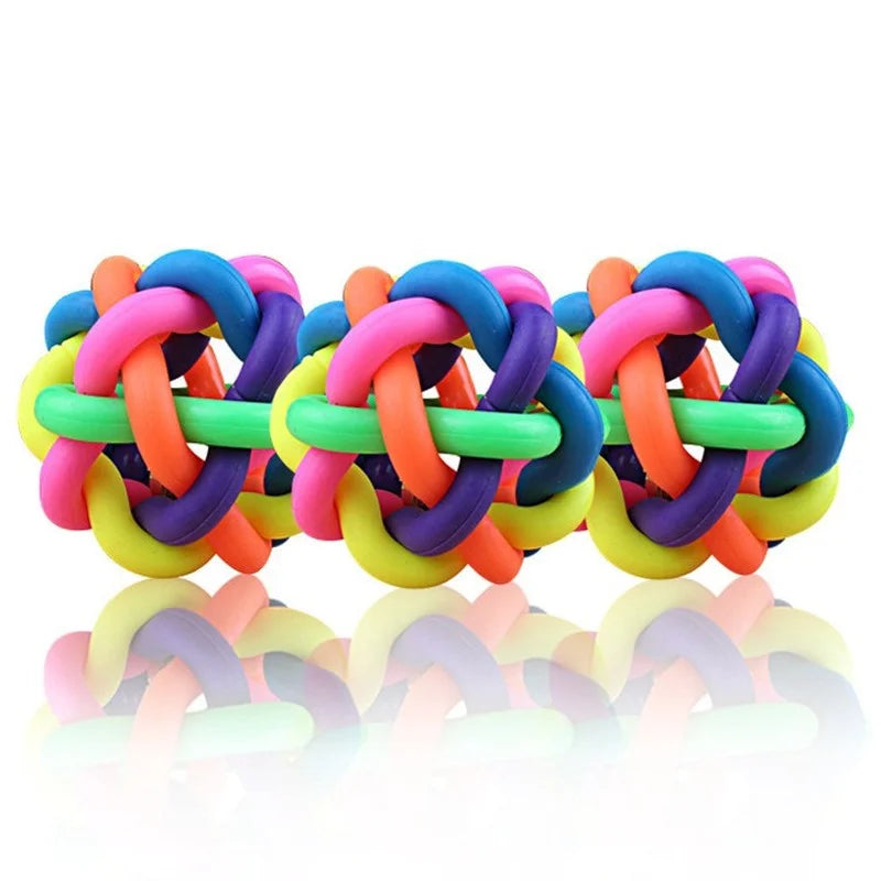 Pet Colourful Training Chew Ball