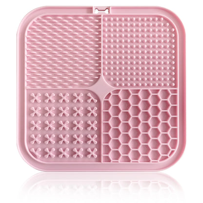 Slow Feeding Pet Lick Mats with Suction Cups