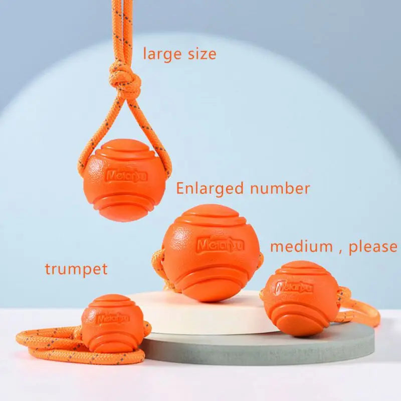 Dog Rope Bouncy Rubber Ball