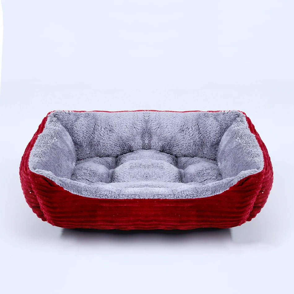 Square Plush Pet Bed