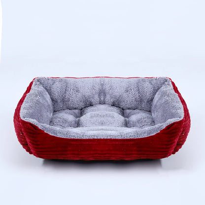 Square Plush Pet Bed