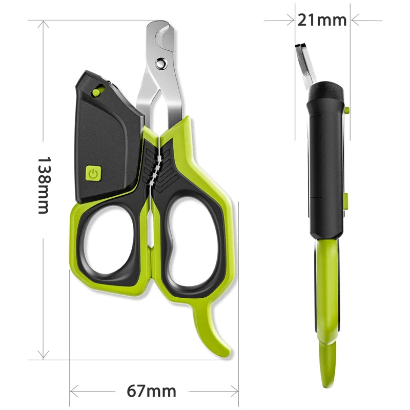 Led Light Pet Nail Clippers