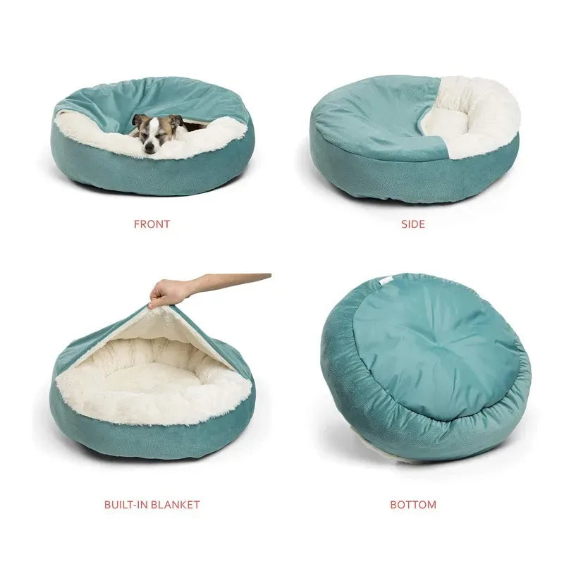 Super Comfortable Dog Bed With Blanket