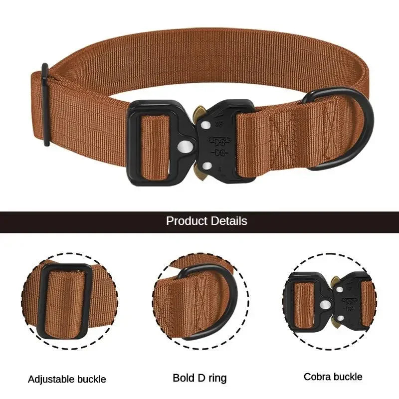 Large Adjustable K9 Dog Collar