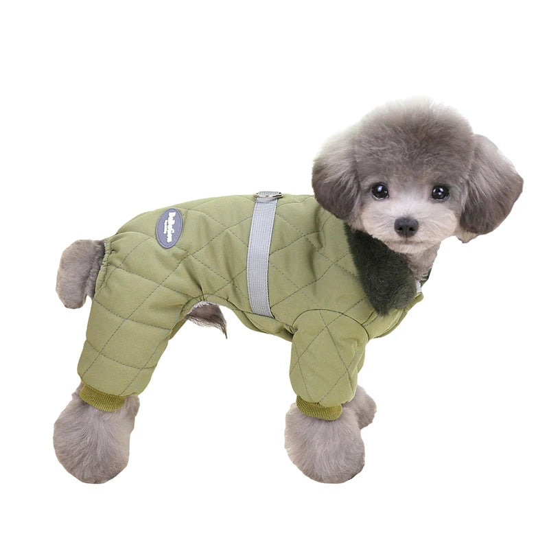 Dog Quilted Jacket