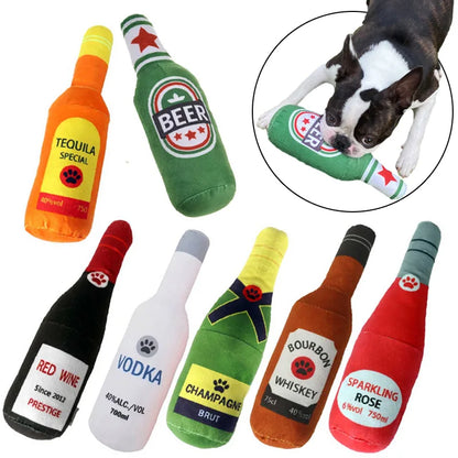 Alcohol Bottle Shaped Pet Toy