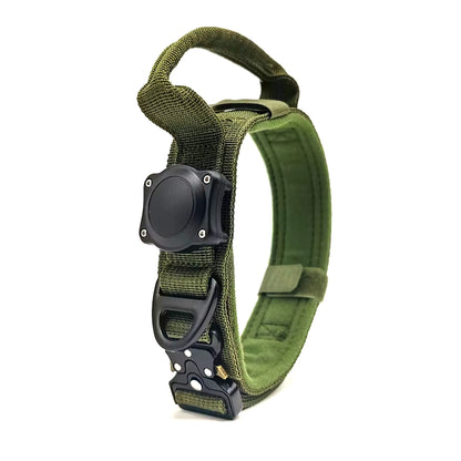 Dog Collar With Handle For AirTag