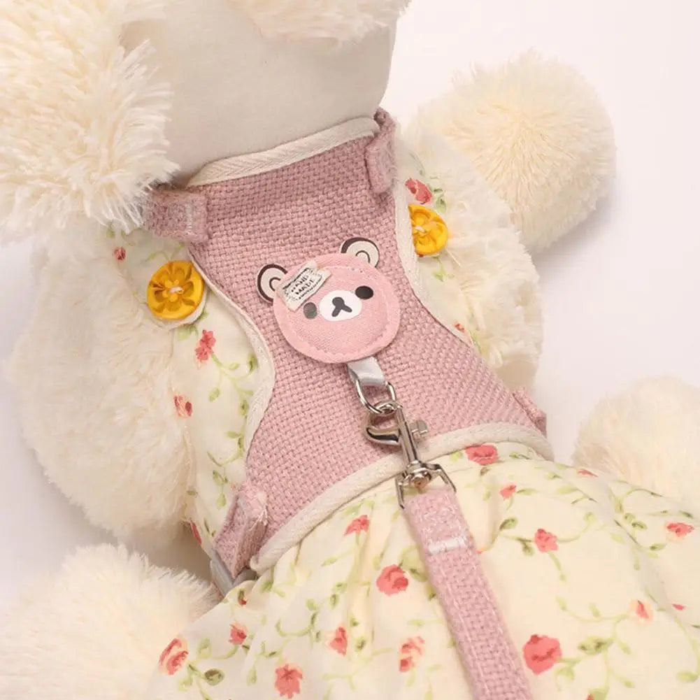 Cute Teddy Material Harness