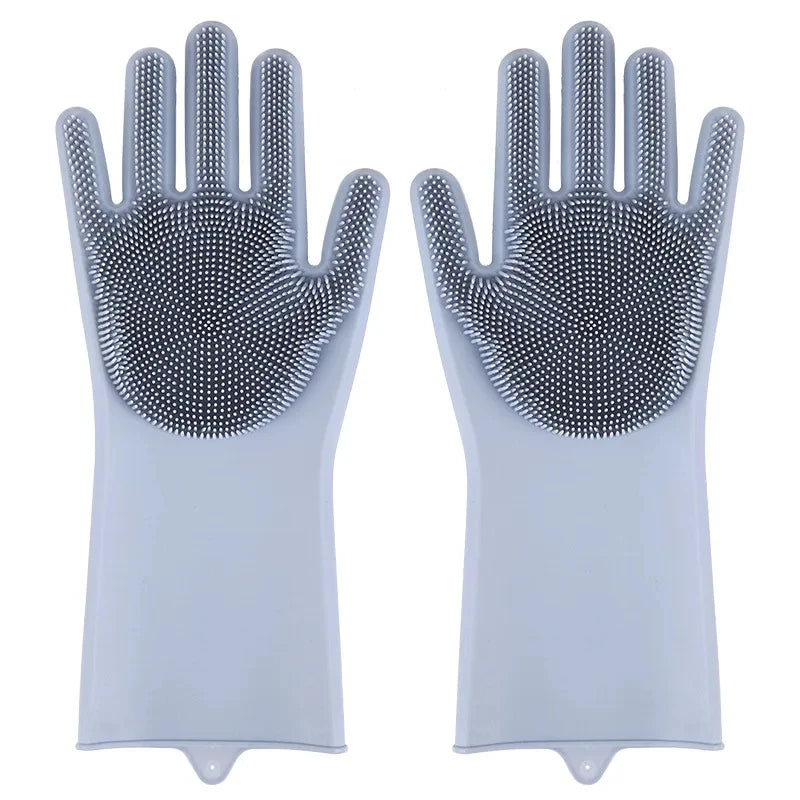 Pet Bath Brush Massage Gloves