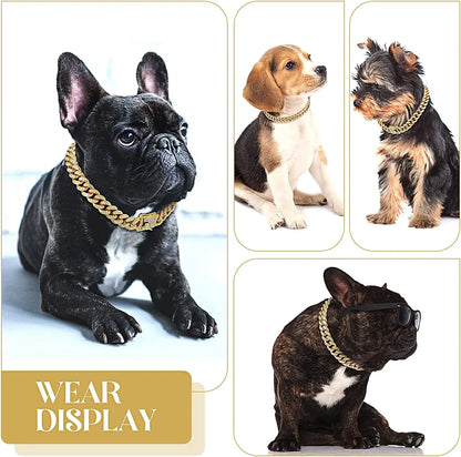 Luxury Rhinestone Pet Cuban Chain Collar