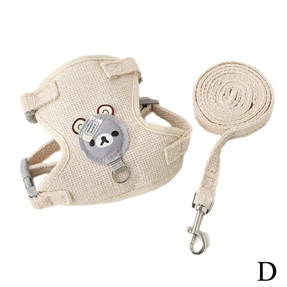 Cute Teddy Material Harness