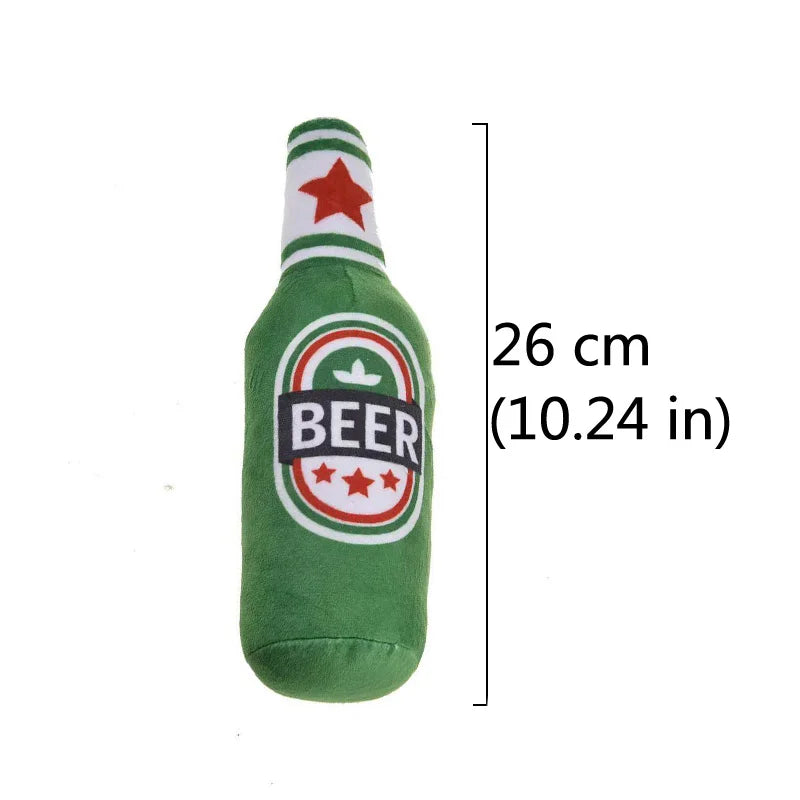 Alcohol Bottle Shaped Pet Toy