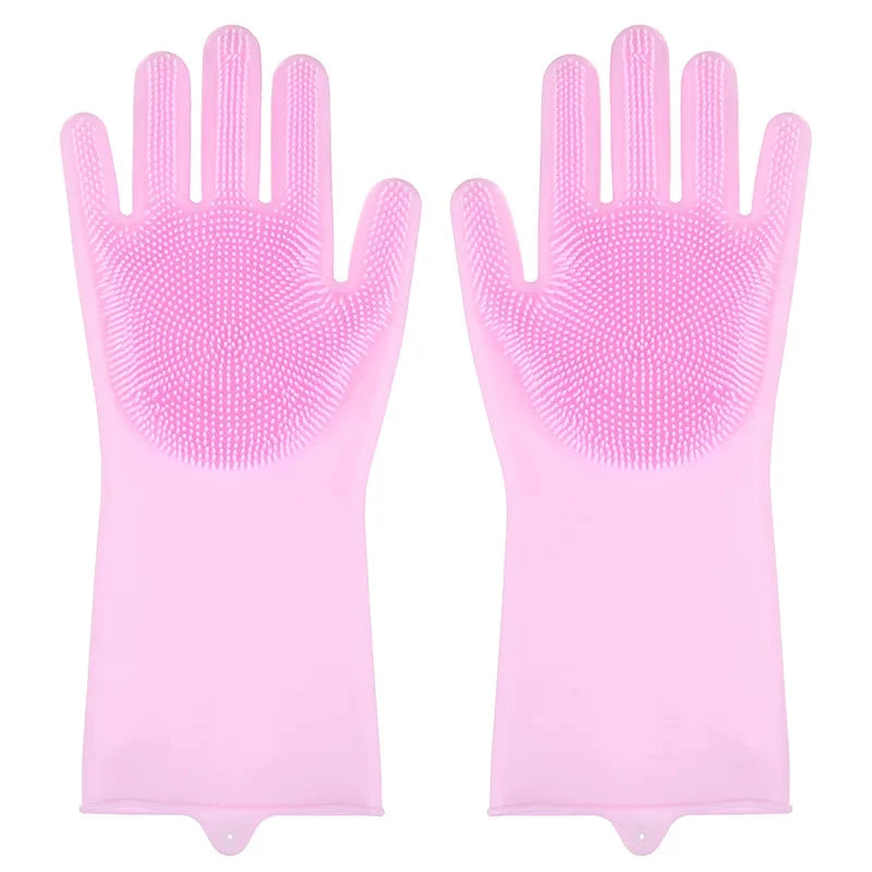 Pet Bath Brush Massage Gloves