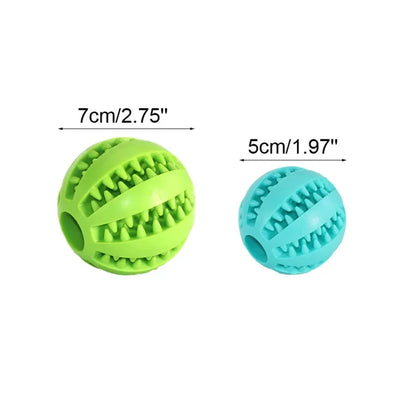 Dog Interactive Rubber Treat Ball