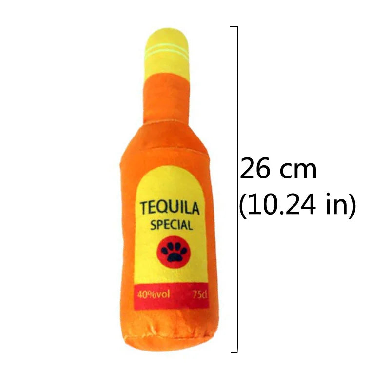 Alcohol Bottle Shaped Pet Toy