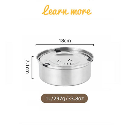 Anti-Splash Stainless Steel Dog Bowl