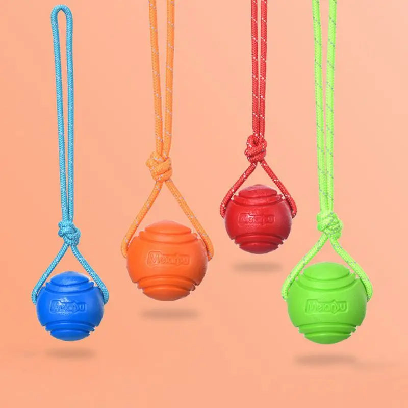 Dog Rope Bouncy Rubber Ball