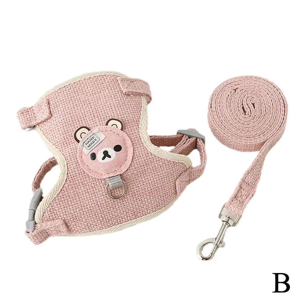 Cute Teddy Material Harness