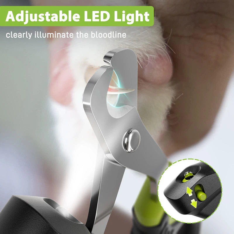 Led Light Pet Nail Clippers