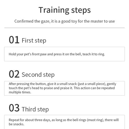 Training Interactive Pet Bell