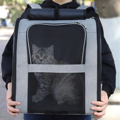 Large Space Breathable Cat Backpack cat