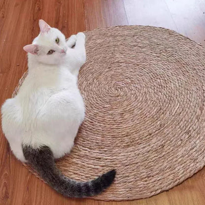 Cat Scratcher Mat With Ball