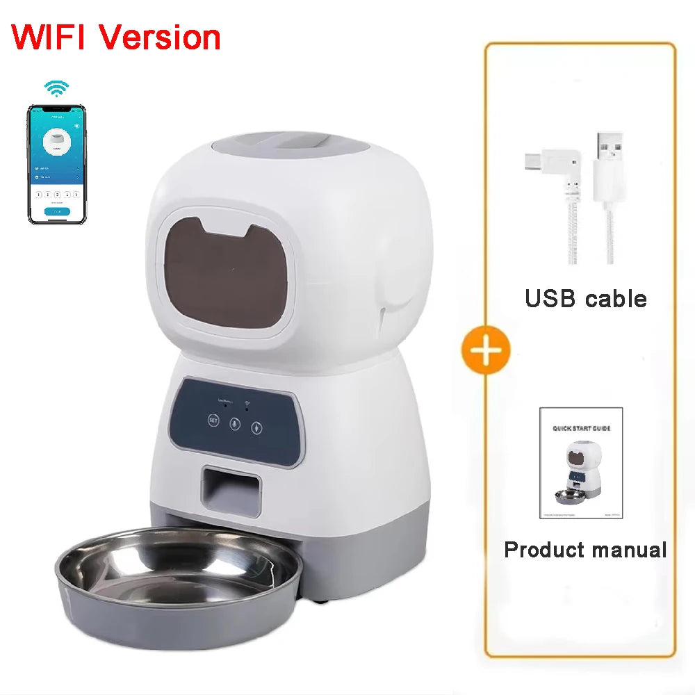 3.5L Automatic Pet Food Dispenser