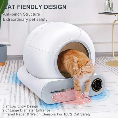 65 Litre Automatic Smart Cat Litter Box