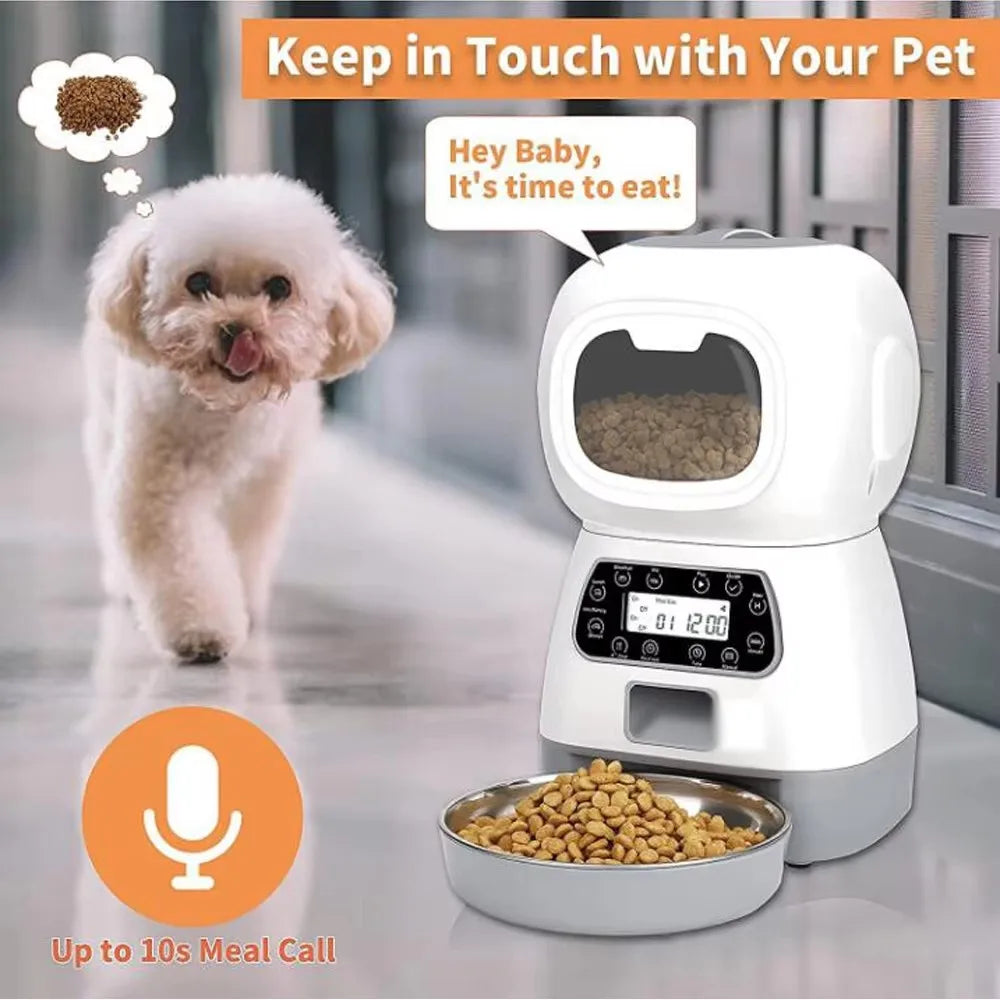 3.5L Automatic Pet Food Dispenser