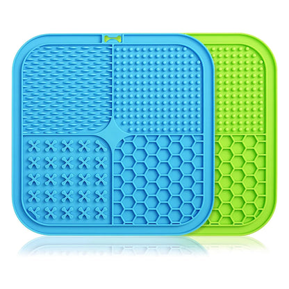 Slow Feeding Pet Lick Mats with Suction Cups