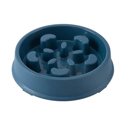 Dog Plastic Anti Choking Slow Feeding Bowl