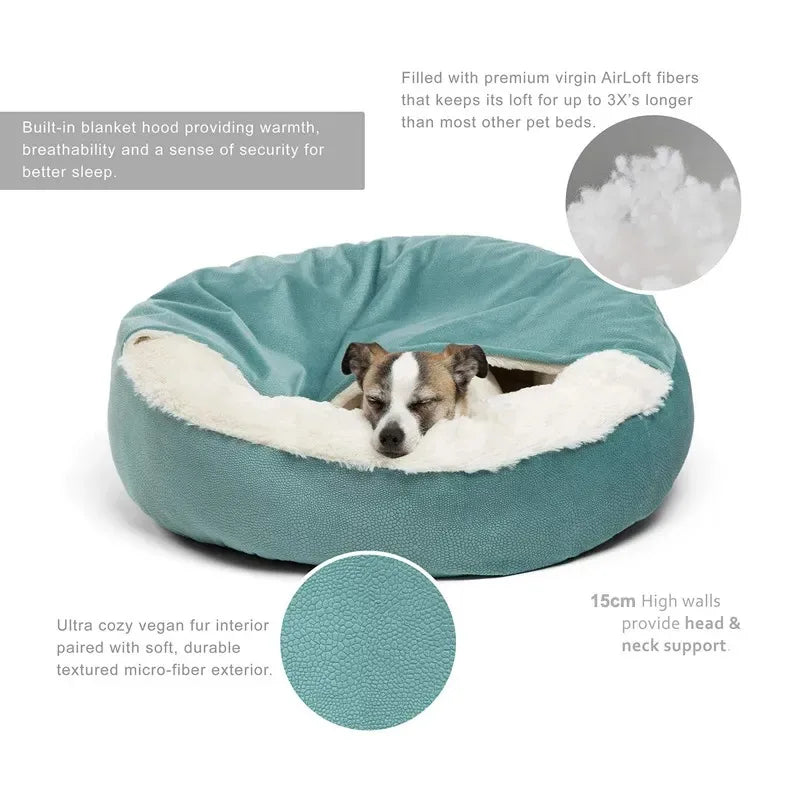 Super Comfortable Dog Bed With Blanket