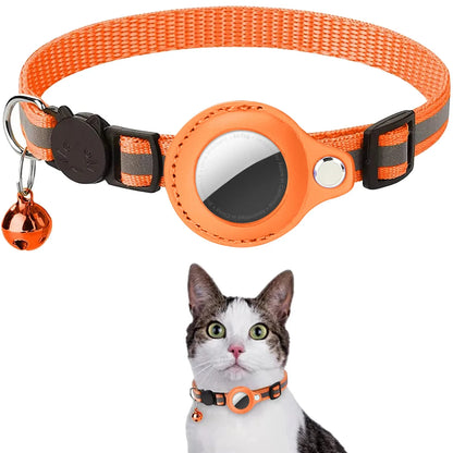 Reflective Cat AirTag Collar