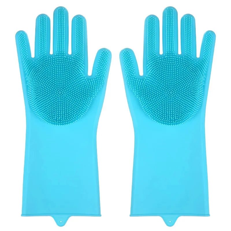 Pet Bath Brush Massage Gloves