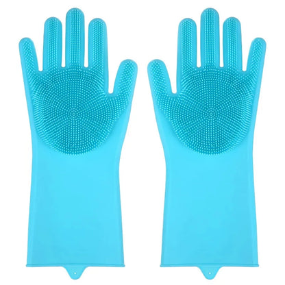 Pet Bath Brush Massage Gloves