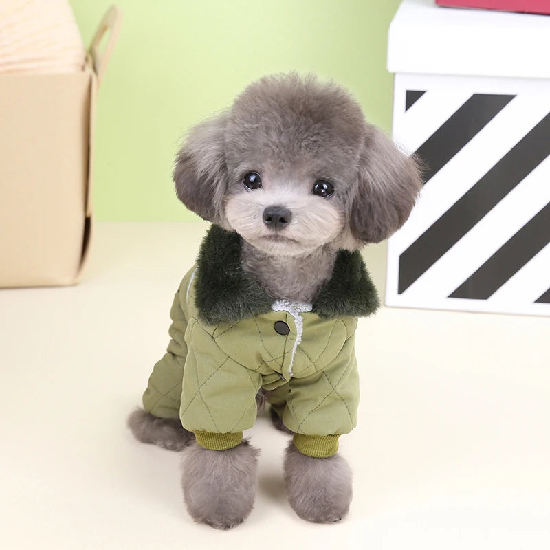 Dog Quilted Jacket