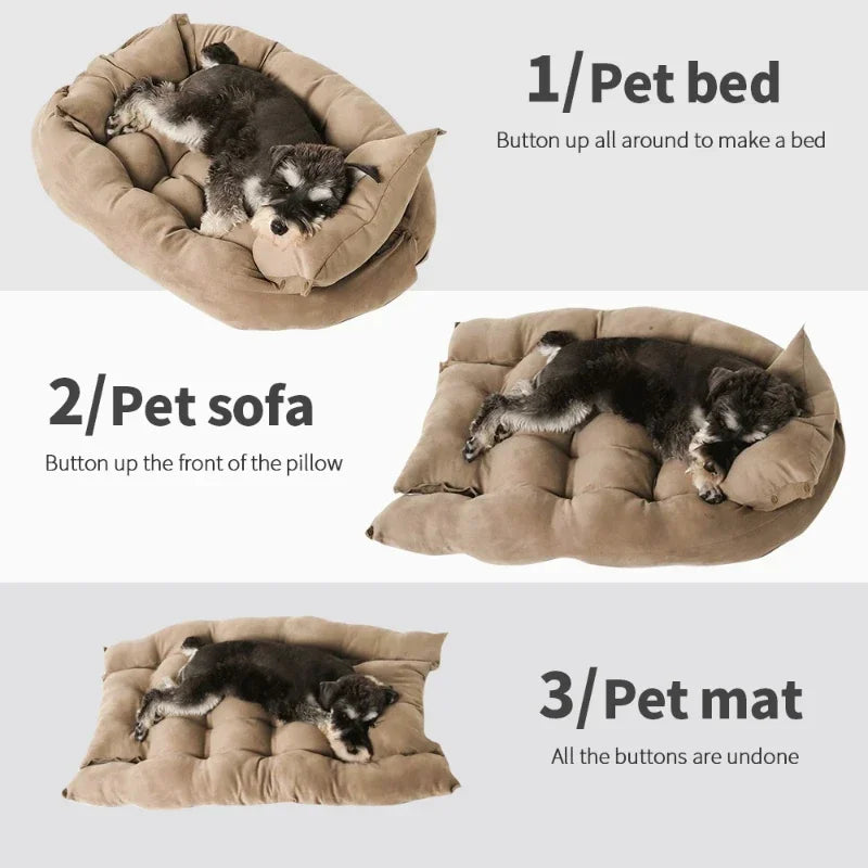 Multifunctional 3-in-1 Pet Bed