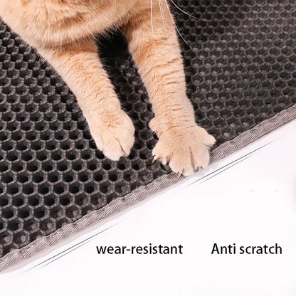 Double Layer Waterproof Cat Litter Mat